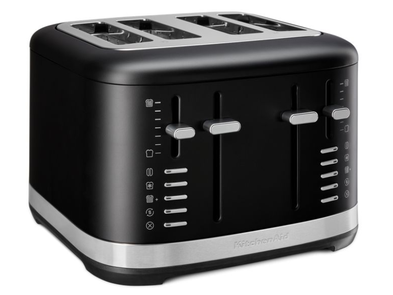KitchenAid 4 Slice Toaster in Black Matte - KMT4109BM