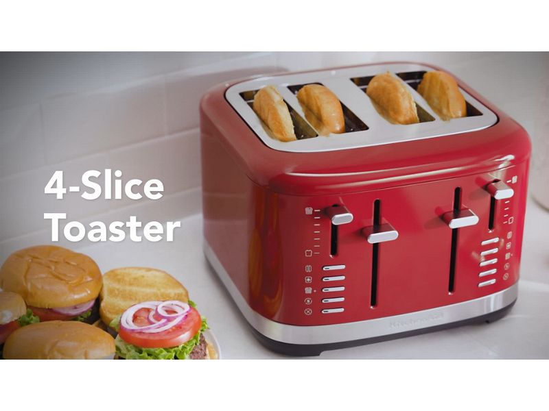 KitchenAid 4 Slice Toaster in Empire Red - KMT4109ER