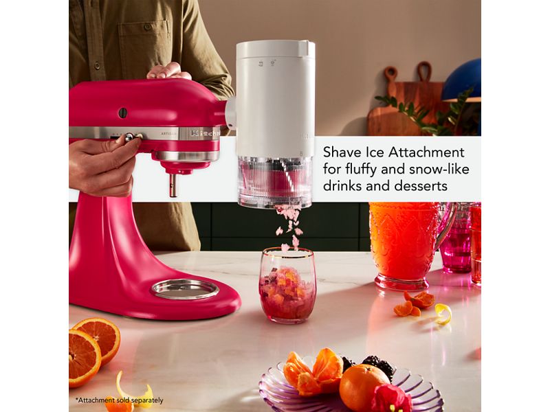 KitchenAid Artisan Stand Mixer in Hibiscus - KSM195PSHI