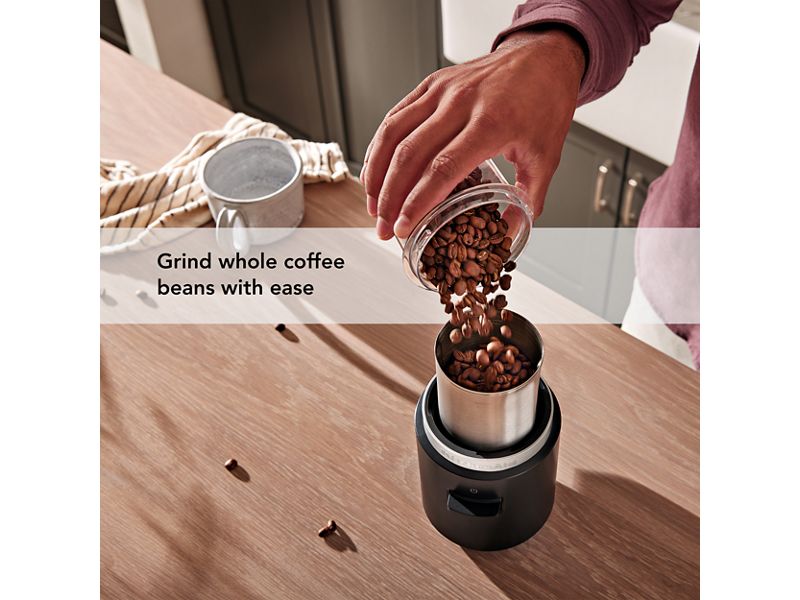 KitchenAid Go Cordless Blade Coffee Grinder - Battery Sold Separately - KBGR100BM