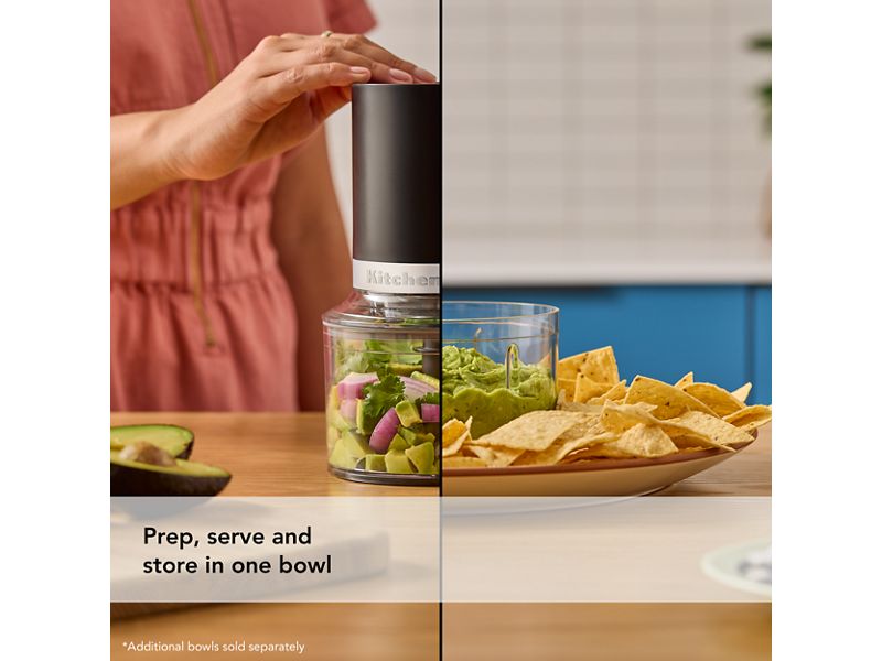 KitchenAid Go Cordless Top Down Chopper - Battery Included - KTCR351BM