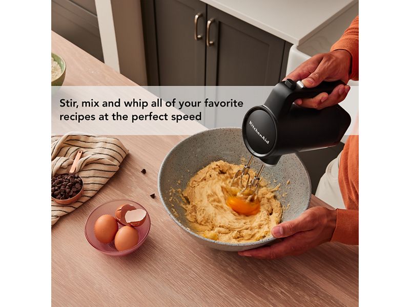 KitchenAid Go Cordless Hand Mixer Battery Sold Separately - KHMR700BM