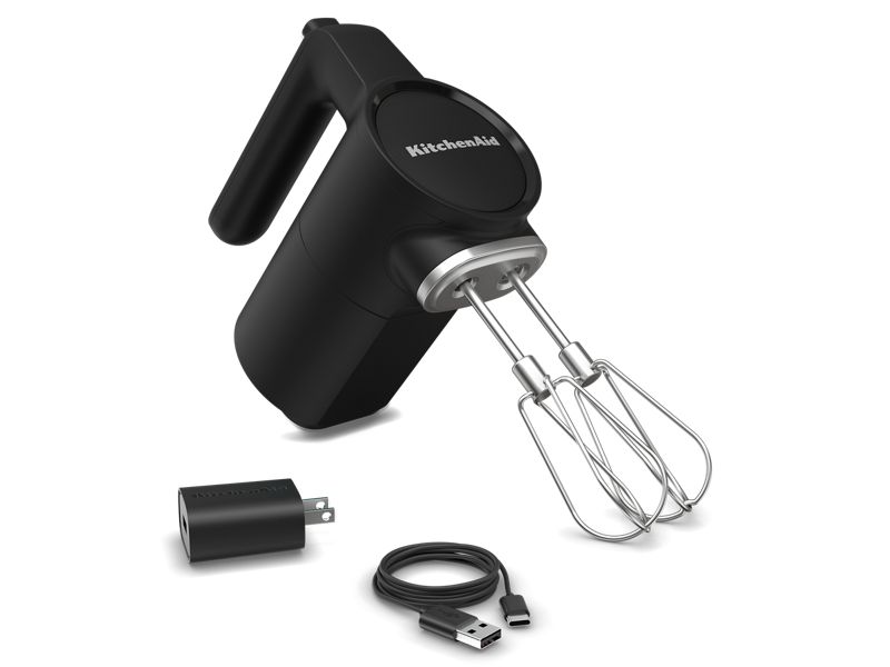 KitchenAid Go Cordless Hand Mixer Battery Sold Separately - KHMR700BM