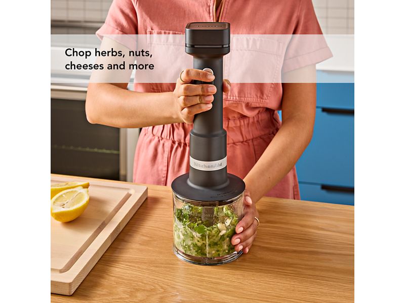 KitchenAid Go Cordless Hand Blender with Accessories - Battery Sold Separately - KHBRV05BM