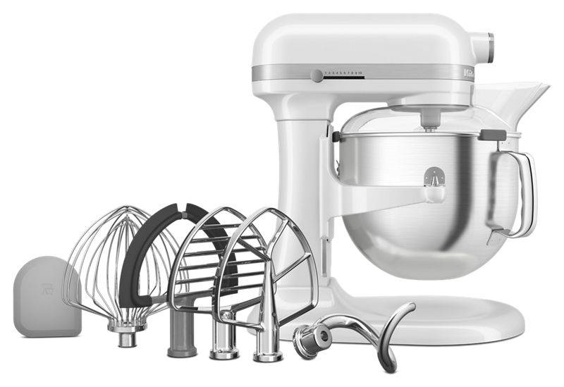 KitchenAid 7 Quart Bowl-Lift Stand Mixer with Redesigned Premium Touchpoints - KSM70SNDXWH