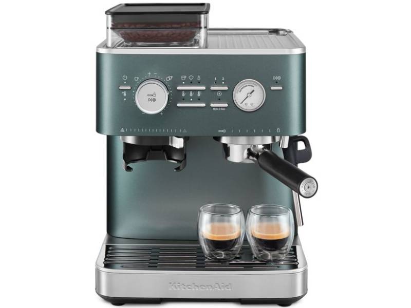 KitchenAid Semi Automatic Espresso Machine with Burr Grinder - KES6551JP