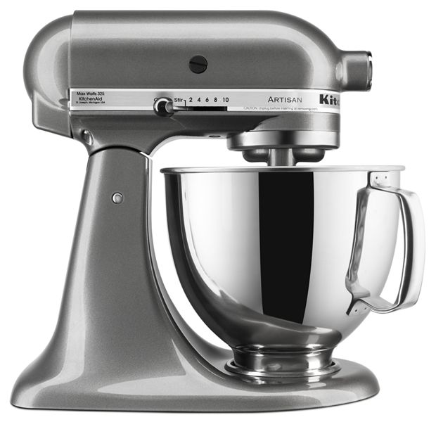 9" KitchenAid Artisan Series 5 Quart Tilt-Head Stand Mixer - KSM150PSMS