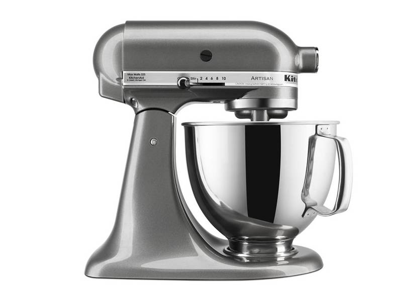 9" KitchenAid Artisan Series 5 Quart Tilt-Head Stand Mixer - KSM150PSMS
