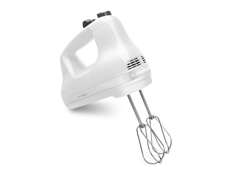 4" KitchenAid 5-Speed Ultra Power Hand Mixer - KHM512WH
