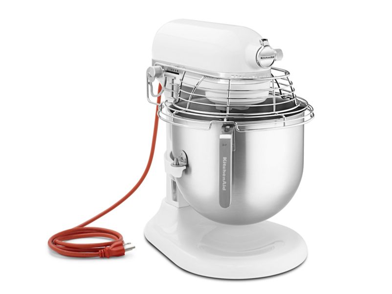 KitchenAid NSF Certified Commercial Series 8-Qt Bowl Lift Stand Mixer - KSMC895WH