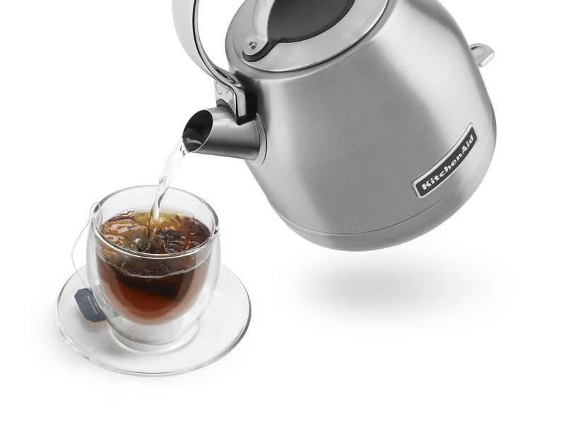 KitchenAid 1.25L Electric Kettle in Brushed Stainless Steel - KEK1222SX