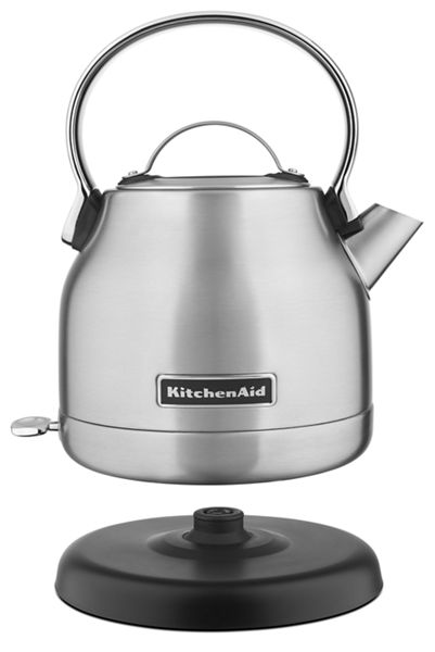 KitchenAid 1.25L Electric Kettle in Brushed Stainless Steel - KEK1222SX