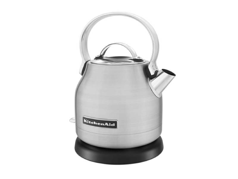 KitchenAid 1.25L Electric Kettle in Brushed Stainless Steel - KEK1222SX