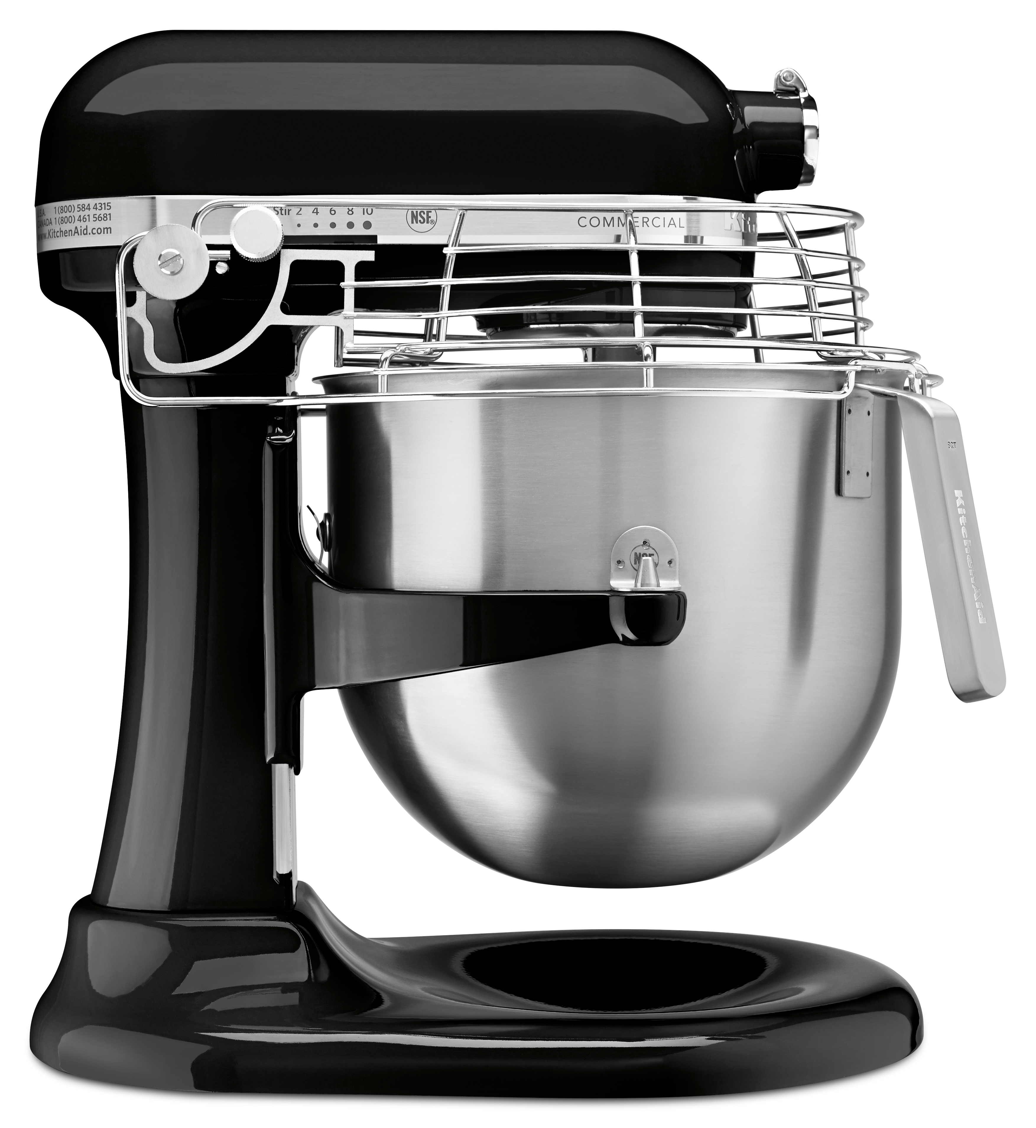 KitchenAid NSF Certified Commercial Series 8-Qt Bowl Lift Stand Mixer - KSMC895OB