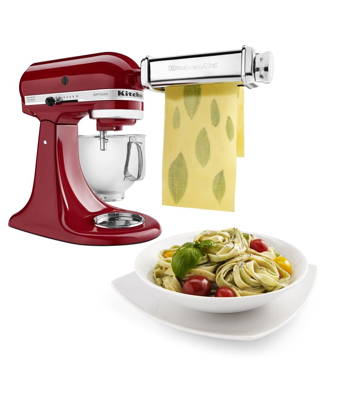 9" KitchenAid Artisan Series 5-Quart Tilt-Head Stand Mixer - KSM150PSER