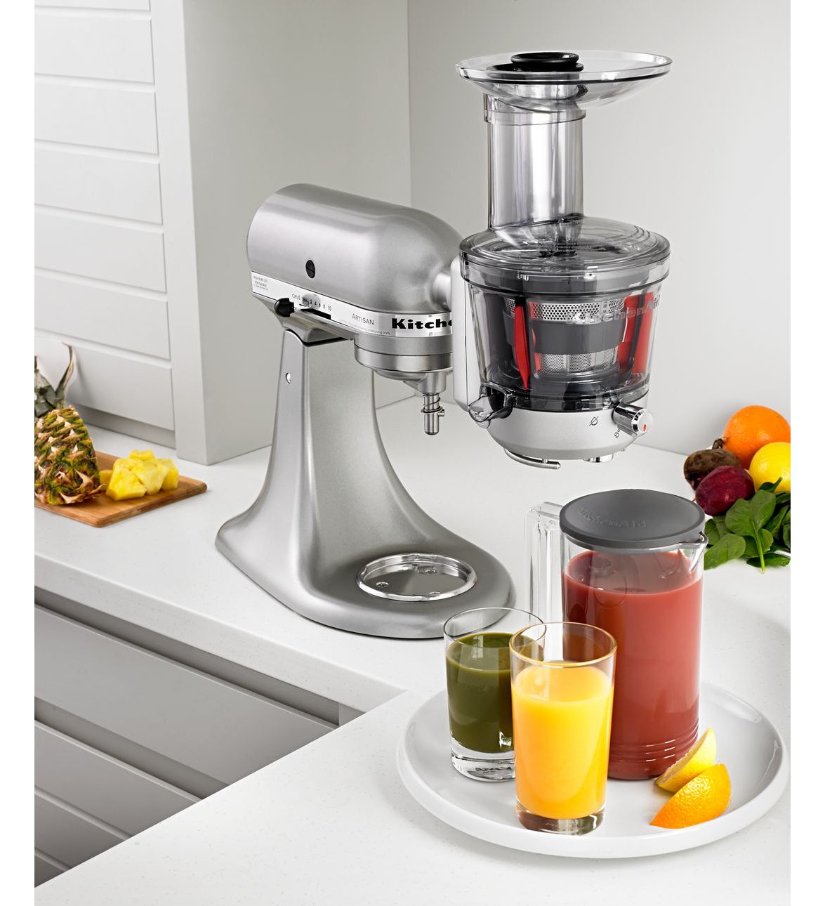 9" KitchenAid Artisan Series 5-Quart Tilt-Head Stand Mixer - KSM150PSER