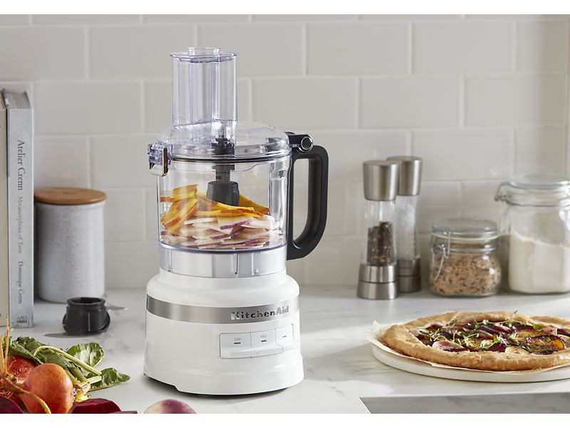 KitchenAid 7 Cup Food Processor in White - KFP0718WH