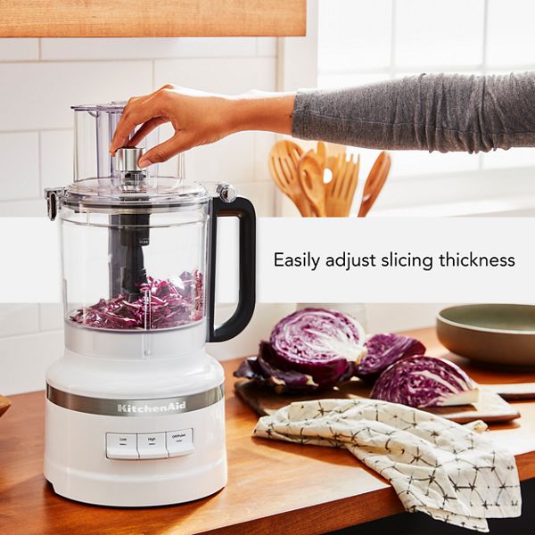 KitchenAid 13-Cup Food Processor with Dicing Kit - KFP1319WH