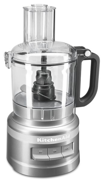 KitchenAid 7-Cup Food Processor in Contour Silver  - KFP0718CU