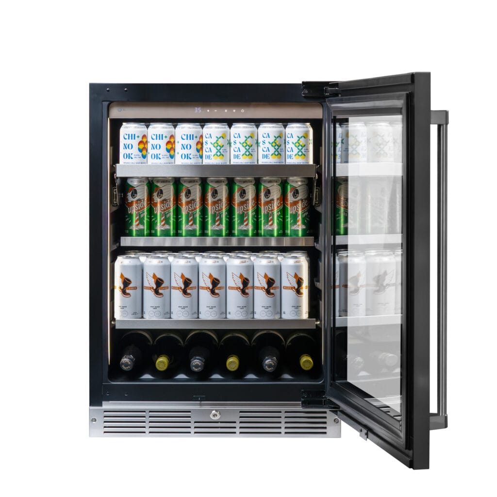 24" Silhouette Pro Gen 3 Built-in Beverage Center Panel-Ready - SPRBC052D3SS-P