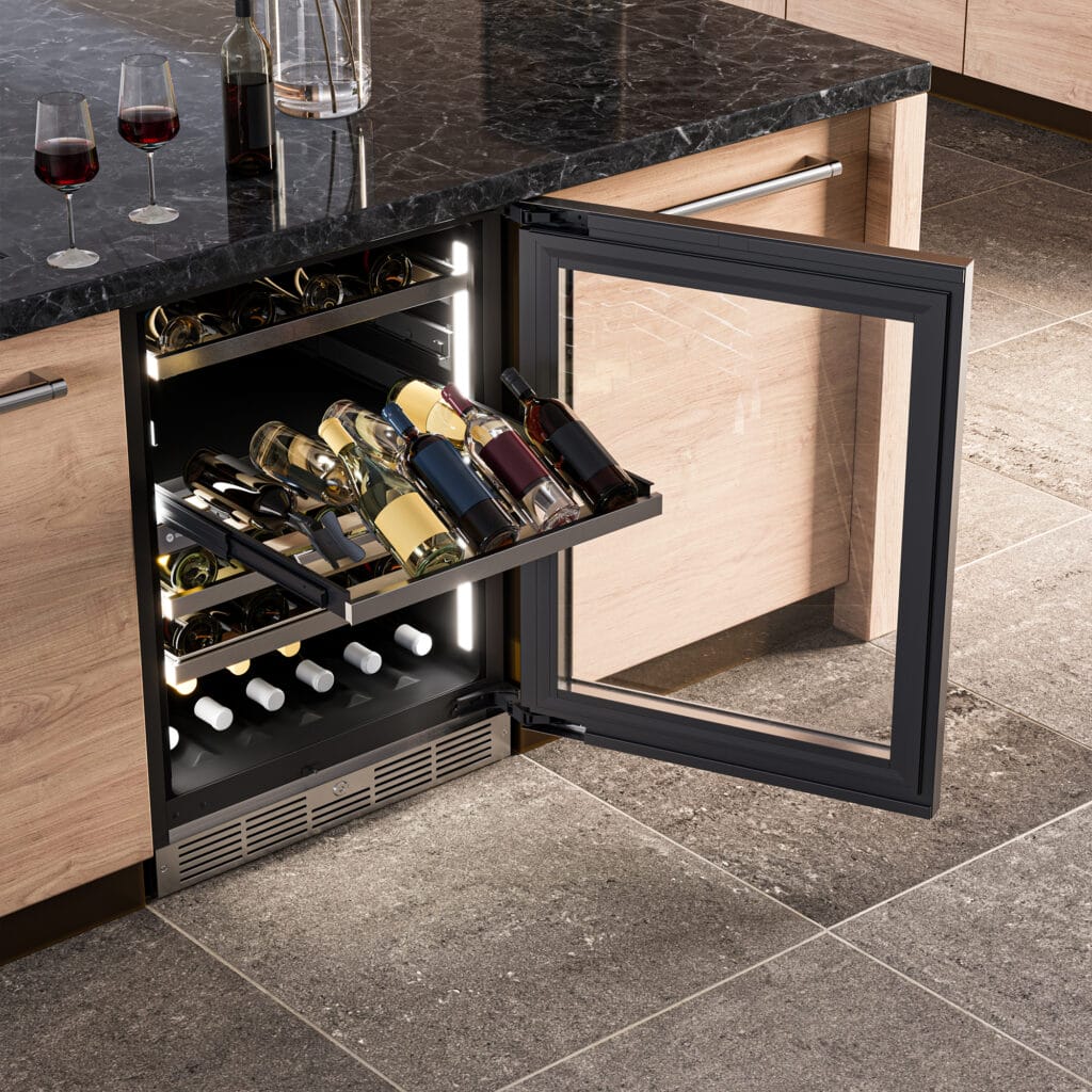 24" Silhouette Pro Gen 3 Built-in Wine Cellar in Stainless Steel - SPRWC052D3SS