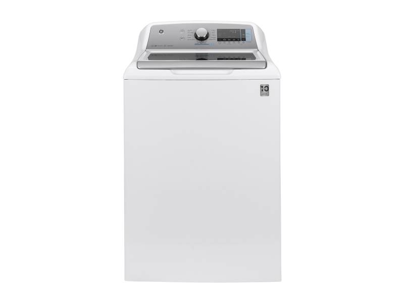 27" GE 5.2  Cu. Ft. Capacity Smart Washer With Sanitize - GTW840CSNWS