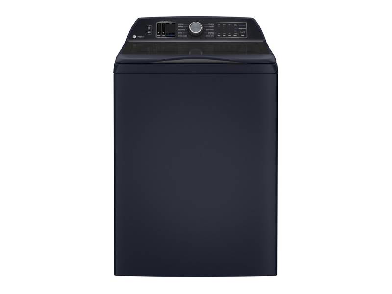 28" GE Profile 5.4 Cu. Ft. Washer with Smarter Wash Technology - PTW800BPWRS