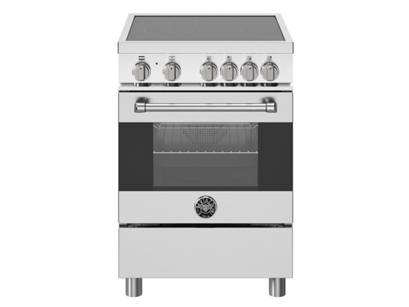 24" Bertazzoni Master Series Induction Range with 4 Heating Zones and Electric Oven - MAS244IFEMXB
