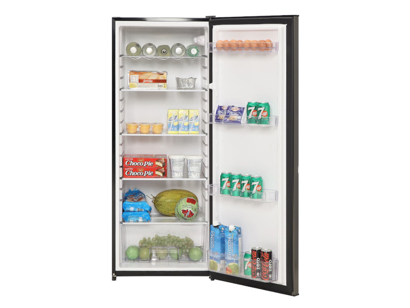 22" Marathon 8.5 Cu. Ft. Capacity Mid-sized All Refrigerator In Black Steel - MAR86BLS-1