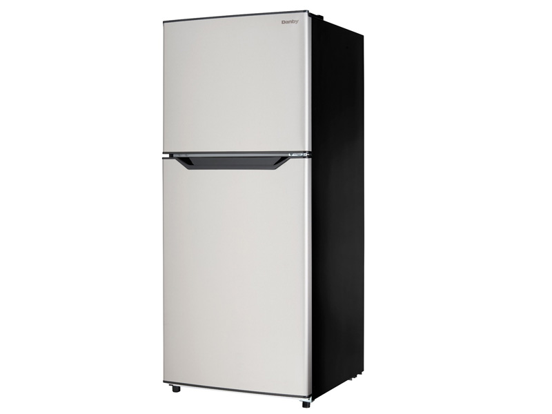 23" Danby 11.6 Cu. Ft. Apartment Size  Top Mount Fridge in Stainless Steel - DFF116B2SSDBR