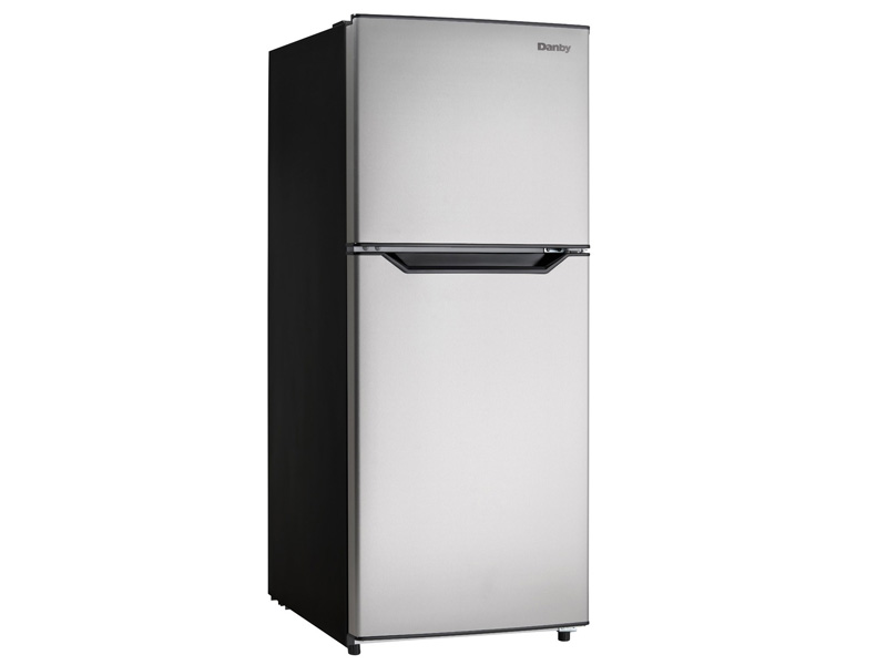 23" Danby 11.6 Cu. Ft. Apartment Size  Top Mount Fridge in Stainless Steel - DFF116B2SSDBR