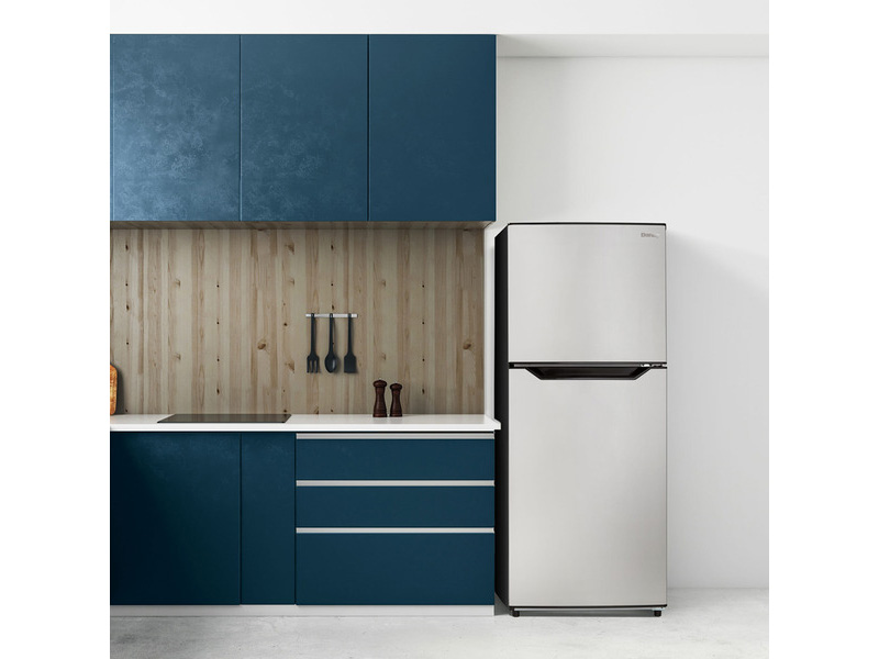 23" Danby 11.6 Cu. Ft. Apartment Size  Top Mount Fridge in Stainless Steel - DFF116B2SSDBL