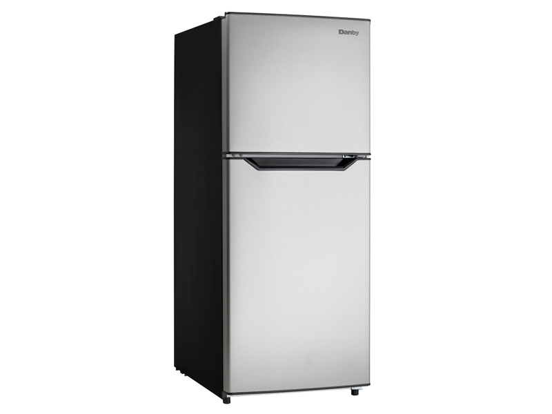 23" Danby 11.6 Cu. Ft. Apartment Size  Top Mount Fridge in Stainless Steel - DFF116B2SSDBL