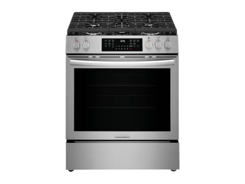 30" Frigidaire Gallery 6 Cu. Ft. Front Control Gas Range - GCFG3059BF