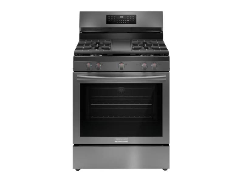 30" Frigidaire Gallery Rear Control Gas Range with Total Convection - GCRG3060BD