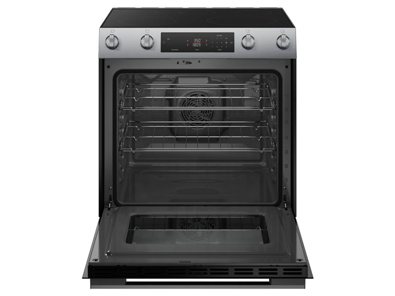 30" Bosch 100 Series Electric Freestanding Range in Stainless Steel - HEF1050MC