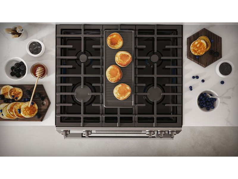 30" Bosch 100 Series Freestanding Gas Range in Stainless Steel - HGF1050MUC