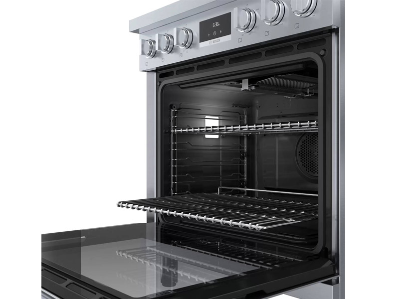 30" Bosch 800 Series Freestanding Gas Range With 5 Burners In Stainless Steel - HGS8055UC