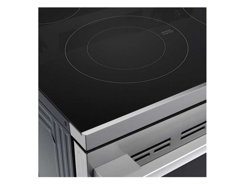 30" LG 6.3 Cu. Ft. Smart Wi-Fi Enabled ProBake Convection Electric Range with Air Fry & EasyClean - LREN6323YE