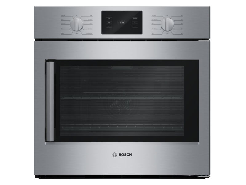 30" Bosch 500 Series Single Wall Oven Right SideOpening Door in Stainless Steel - HBL5455RUC