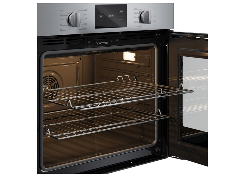 30" Bosch 500 Series Single Wall Oven Right SideOpening Door in Stainless Steel - HBL5455RUC