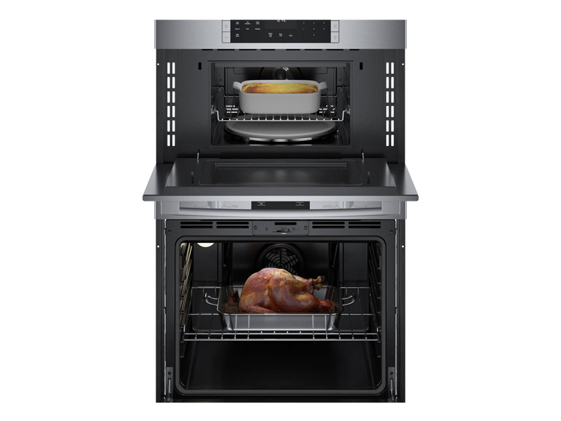 30" Bosch 500 Series Convection Combo Oven in Stainless steel - HBL5754UC