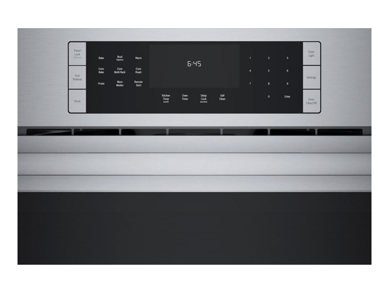 30" Bosch 800 Series  Convection Single Oven - HBL8454UC