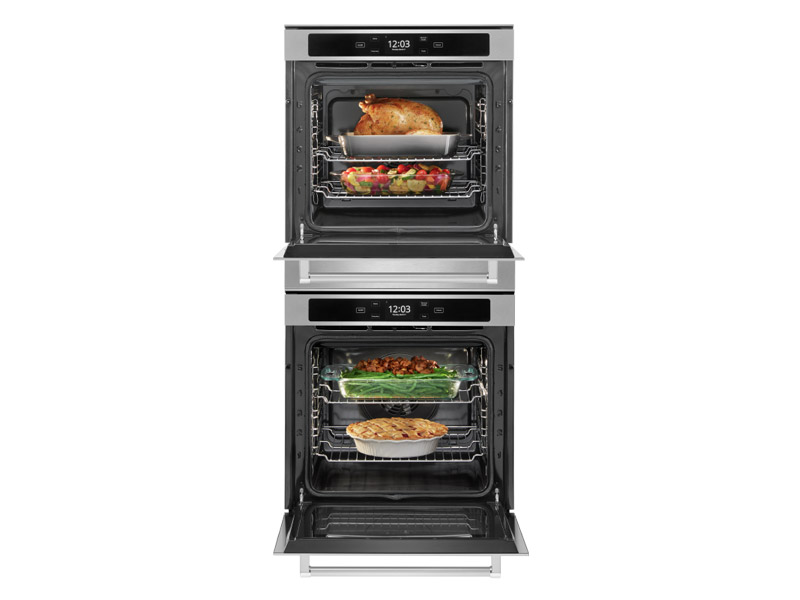 24" KitchenAid 5.80 Cu. Ft. Smart Double Wall Oven with True Convection - KODC504PPS