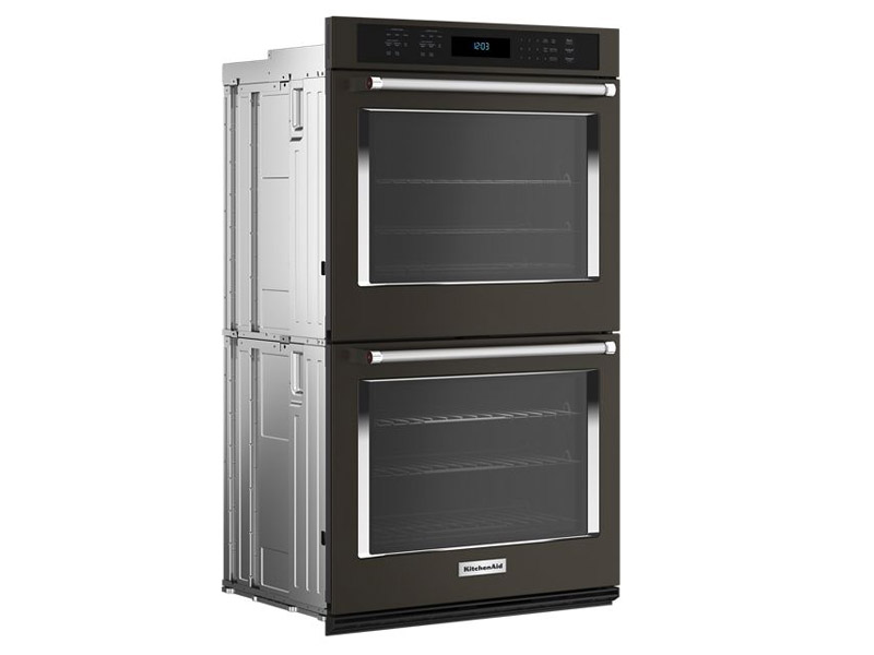 27" KitchenAid Double Wall Oven with Air Fry Mode - KOED527PBS