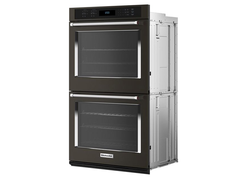 30" KitchenAid Double Wall Oven with Air Fry Mode - KOED530PBS