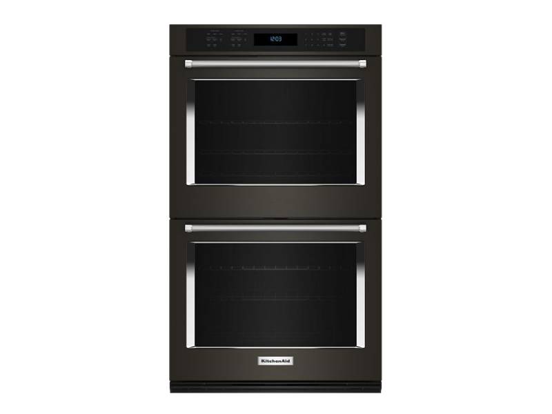 30" KitchenAid Double Wall Oven with Air Fry Mode - KOED530PBS