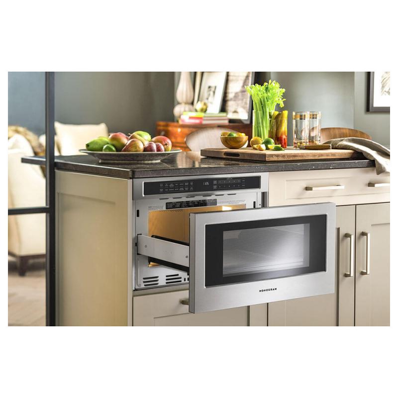 24" Monogram 1.2 Cu. Ft. Drawer Microwave in Stainless Steel - ZWL1126SRSS