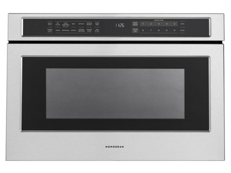 24" Monogram 1.2 Cu. Ft. Drawer Microwave in Stainless Steel - ZWL1126SRSS