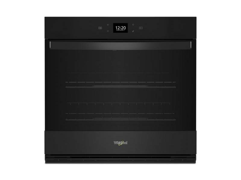 30" Whirlpool 5.0 Cu. Ft. Single Wall Oven with Air Fry When Connected - WOES5030LB